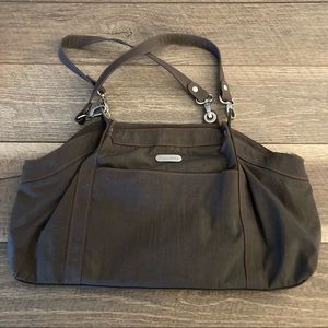Baggallini Brown/Orange Hampton Satchel